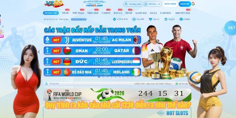 Quy trình ra kèo của nhà cái 123B diễn ra như thế nào?